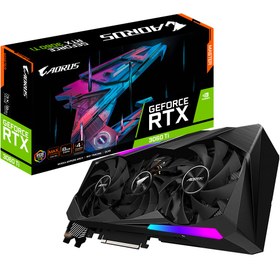 تصویر کارت گرافیک گیگابایت مدل AORUS GeForce RTX™ 3060 Ti MASTER 8G حافظه 8 گیگابایت GIGABYTE AORUS GeForce RTX™ 3060 Ti MASTER 8G Graphics Card