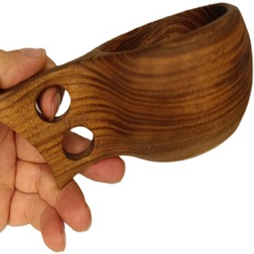 تصویر کوکسا - فنجان چوبی 