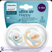 تصویر پستانک دو عددی الترا ایر اونت 6-0 ماه کد scf080/09 