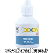 تصویر جیوه نقره ای چگالی (۱۳.۵)ازمایشگاهی خلوص ۹۹.۹۹ - ۱۰۰گرم Hg80