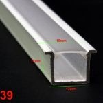 تصویر لاینر نوری توکار کد ۳۹ برش ۱۲ میلی‌متر 