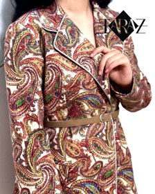 تصویر کت لینن زنانه مدل ترمه - ۳۸ Termeh – Women’s Linen Jacket