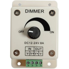 تصویر دیمر 8 آمپر 12-24 ولت DC 