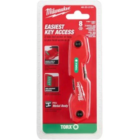 تصویر ست 8 عددی آلن چاقویی ستاره ای میلواکی مدل 4932480979 Milwaukee 4932480979