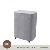 تصویر سبد لباس چرخ دار 50 لیتری 