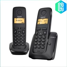 تصویر گوشی تلفن بی سیم گیگاست مدل A120A Duo Gigaset A120A Duo Wireless Phone