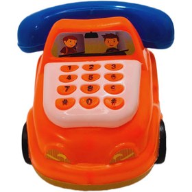 تصویر اسباب بازی لوازم خانه طرح ماشین مدل تلفن 