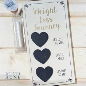 تصویر تخته گچی یادداشت قلبی to do list 