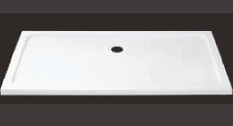 تصویر زیردوشی مستطیل کوتاه Gemy ST12D ابعاد 5*80*140