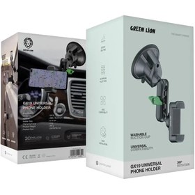 تصویر پایه نگهدارنده گوشی گرین لاین مدل GX-19 Universal Green Lion GX-19 Universal Phone Holder