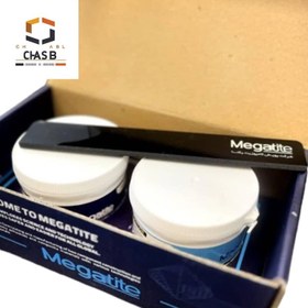 تصویر چسب اپوکسی دو جزئی شفاف مگاتایت C وزن ۱ کیلوگرم 