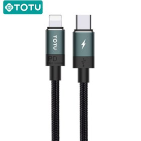 تصویر کابل شارژ سریع تایپ سی به لایتنینگ توتو Totu Speedy BPD-001 Type-C to Lightning Cable 1.2m 