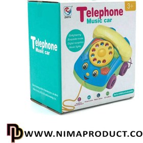تصویر تلفن موزیکال طرح ماشین مدل ZA2837A 