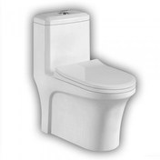 تصویر توالت فرنگی سفید ملودی مدل 403 