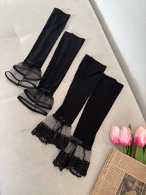 تصویر ساق دست دانتل توری 61872 