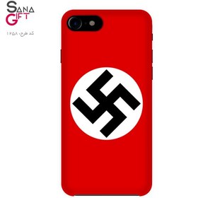 تصویر قاب موبایل طرح پرچم نازی 
