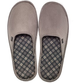 تصویر دمپایی خانگی اورجینال تی ویگی Twigy Promo Men's House Slippers Gray-2 41/46 