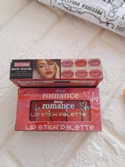 تصویر پلت رژلب 10 رنگ رومنس 