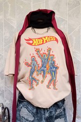 تصویر تیشرت HOT MESS Y2K - L / مشکی HOT MESS Y2K TEE