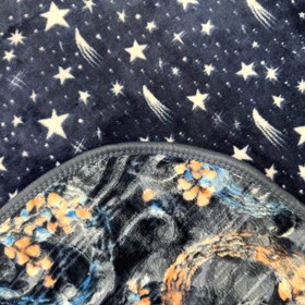 تصویر پتو اطلس شادیلون ؛ دونفره ، دورو 