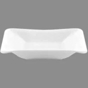 تصویر سالاد خوری بزرگ 27 چینی زرین سری وينچی طرح سفيد درجه 3 (3 عدد) 