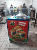 تصویر دستگاه ذرت مکزیکی کامل با بخارپز و نور 