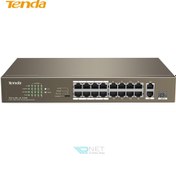 تصویر سوئیچ 16 پورت تندا TEF1118P Tenda TEF1118P 16port Hub Switch