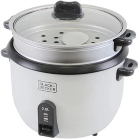 تصویر پلوپز بلک اند دکر مدل RC2850 Black & Decker RC2850 1100W 2.8 L 11.8 Cup Rice Cooker