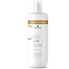 تصویر نرم کننده موهای شکننده بناکور شوارتسکف یک لیتری Schwarzkopf Professional Bonacure Q10 Time Restore Conditioner 1000ml 