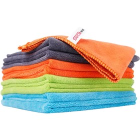 تصویر دستمال مایکروفایبر 40 در 40 اس جی سی بی مدل SGCB Microfiber Car Detailing Towel SGGD283 