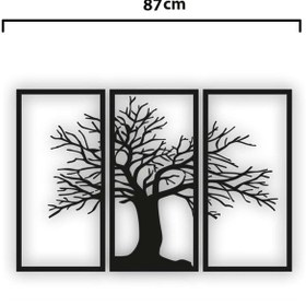 تصویر دیوارکوب طرح درخت مدل art1016 مجموعه 3عددی 