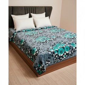 تصویر پتودونفره عروس طوسی گل سبز 