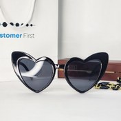 تصویر عینک افتابی زنانه قلبی کد b772 