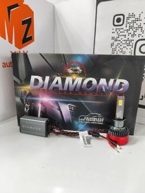 تصویر هدلایت دیاموند پایه h1 - diamond headlight