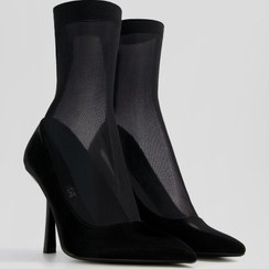 تصویر خرید اینترنتی کفش پاشنه دار بچه گانه دخترانه سیاه برشکا 11352260 ا Çorap model topuklu ayakkabı Çorap model topuklu ayakkabı
