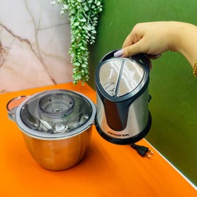 تصویر خردکن برقی عرشیا مدل AS2005-8018 ظرفیت ۲.۵ لیتر با ۶ تیغه