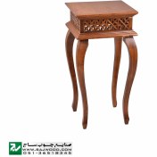 تصویر میز تلفن چوبی مدل ۳۰۶ دکوری کلاسیک 