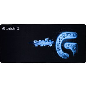 تصویر ماوس پد گیمینگ طرح لاجیتک ابعاد 40*90 سانتی متر Logitech design gaming mouse pad, dimensions 90*40CM