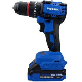 تصویر دریل شارژی ویوارکس مدل VR2010V-IBL موتور براشلس 20 ولت با دو باتری 