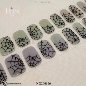 تصویر استیکر کاشت ناخن_کد NG200106 gel nail sticker_NG200106