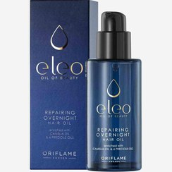 تصویر روغن ترمیم کننده شبانه مو الئو Eleo Repairing OverNight Hair Oil