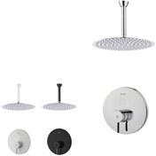 تصویر شیر حمام توکار KWC مدل زو تیپ یک متعلقات ومرکزی 