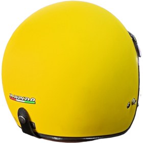 تصویر کلاه وسپایی راپیدو زرد مات کد 859 - زرد 