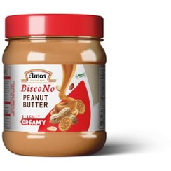 تصویر کره بادام زمینی بیسکونو (بیسکویتی) آماس - 500 گرم 