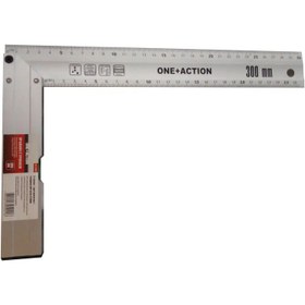 تصویر گونیا تراز 30 سانتیمتری آلومینیومی وان اکشن مدل APT.C1030 