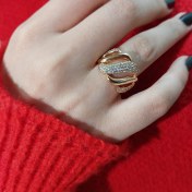 تصویر انگشتر فول نگین 