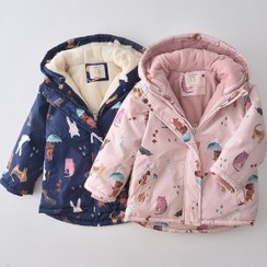 تصویر کاپشن ست خواهر برادری طرح چتر 