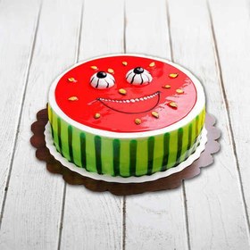 تصویر کیک هندوانه‌ای 