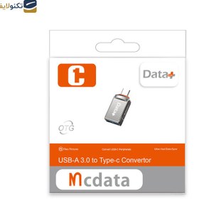 تصویر مبدل Otg تایپ سی دیتا پلاس مدل MC DATA C1 