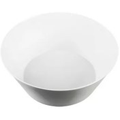 تصویر پیاله چینی زرین فرم اس سفید (سایز 9) Zarin Iran S-form White 1 Piece Porcelain Bowl 9